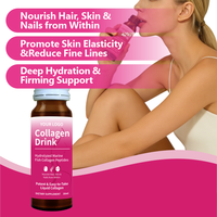 Collagène en marque privée, vitamine C, liquide oral éclaircissant pour la peau, peptides de collagène, boisson liquide au collagène marin, beauté