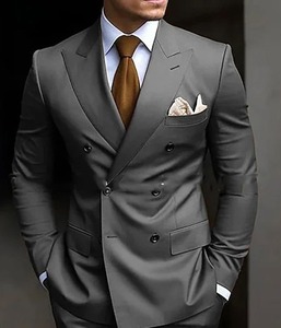 Veste <span class=keywords><strong>de</strong></span> <span class=keywords><strong>costume</strong></span> <span class=keywords><strong>de</strong></span> mariage vert élégante pour <span class=keywords><strong>homme</strong></span>, croisée, à revers, coupe ajustée, pour bal et ensemble <span class=keywords><strong>de</strong></span> tenue <span class=keywords><strong>de</strong></span> témoin - Product Image 2