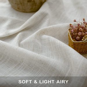 Rideaux <span class=keywords><strong>de</strong></span> cuisine en lin blanc texturé, style ferme, style café, à volants, à œillets, à poche <span class=keywords><strong>pour</strong></span> tringle, rideaux courts <span class=keywords><strong>pour</strong></span> <span class=keywords><strong>fenêtre</strong></span> <span class=keywords><strong>de</strong></span> <span class=keywords><strong>salle</strong></span> <span class=keywords><strong>de</strong></span> <span class=keywords><strong>bain</strong></span>, rideaux courts - Product Image 5