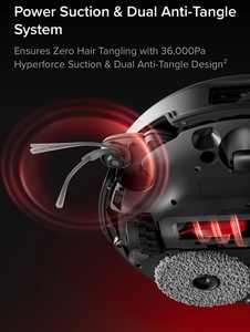 หุ่นยนต์ดูดฝุ่นโรโบร็อค ซารอส 20 พร้อมฟังก์ชั่นถูพื้น โครงสร้างอะแดปติลิฟท์ 3.0 แรงดูด 36000 พา ระบบสตาร์ไซท์ - Product Image 6