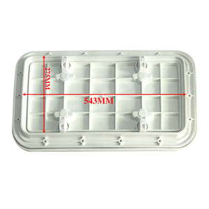 Couvercle de trappe carré en plastique pour bateau, panneau d'accès au pont pour rangement et inspection - Product Image 2