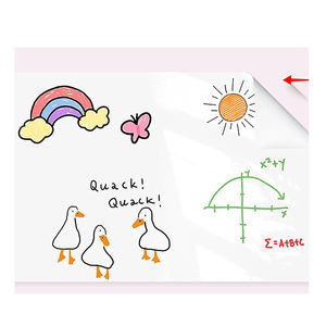 Rouleau de feuille effaçable à sec électrostatique <span class=keywords><strong>magique</strong></span> <span class=keywords><strong>blanc</strong></span> pour la maison, l'école, le <span class=keywords><strong>mur</strong></span> - Product Image 2