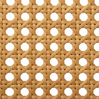 Panneau décoratif en résine PETG tressé en maille, couleur rotin bambou, pour meubles, portes d'armoires, usage domestique et hôtelier, étanche