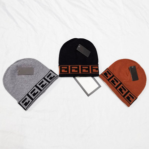 Gorros de Punto Unisex de Diseño de Lujo, Estilo Urbano, 100% Acrílico, Tejido Común - Product Image 4