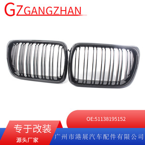 Rejilla de entrada de aire delantera para BMW E36, plástico ABS negro brillante, para actualización retro 1997-1999 - Product Image 5