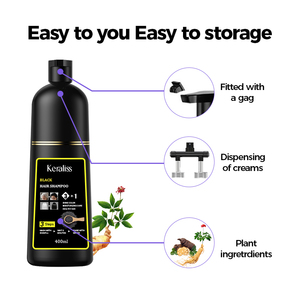 Joynna Professional Salon Pigment Hair Dye 400ml Sin amoníaco Permanente 400ml Color negro <span class=keywords><strong>Henna</strong></span> Cream para uso en champú para el cabello - Product Image 2