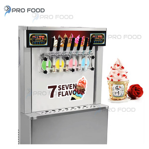 Hot bán ý 7 vòi phun tự động thương mại Máy làm kem mới sử dụng mềm phục vụ Gelato Maker cho sữa Nuts-Giá Kinh Tế - Product Image 6