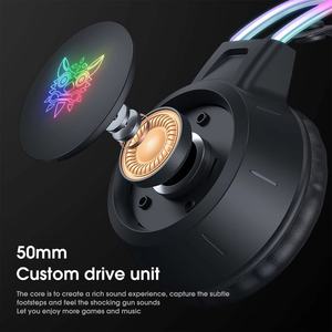 <span class=keywords><strong>Onikuma</strong></span> <span class=keywords><strong>X15</strong></span> <span class=keywords><strong>PRO</strong></span> RGB Lighting Headbeam Auriculares para juegos ligeros con cancelación de ruido Auriculares con cable para jugadores - Product Image 5