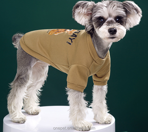Abbigliamento Autunno Inverno per Cani e Gatti, Felpa Sportiva 'Good Day Bear', Vestiti Carini per Animali Domestici, Accessori per Chihuahua e Bichon - Product Image 2
