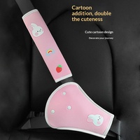 Protège-ceinture de sécurité enfant anti-étranglement réglable pour épaule et ventre