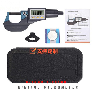Tebak Handgereedschap Elektronische <span class=keywords><strong>Micrometer</strong></span> 0-25Mm Micro Digitale Buiten Elektronische <span class=keywords><strong>Micrometer</strong></span> Gauge 0.001Mm Digitale Remklauw - Product Image 5
