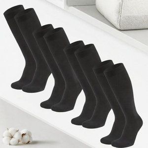 Chaussettes de compression montantes pour femmes, à soutien gradué, séchage rapide, avec logo personnalisé, pour l'allaitement, les voyages et la position debout - Product Image 2