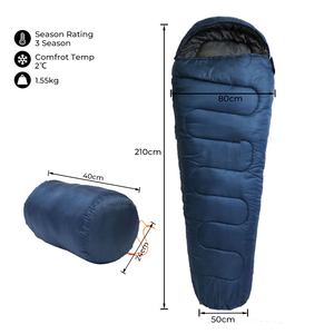 E-RIKE BSCI ISO Fournitures de camping <span class=keywords><strong>Sac</strong></span> de couchage Momie Personnalisé 4 Saisons Imperméable Sacs de couchage d'extérieur pour adultes - Product Image 2