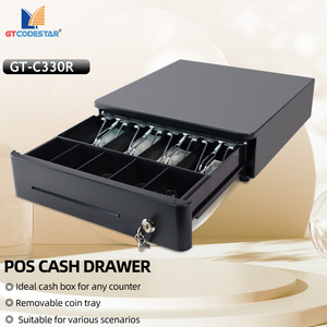 Gtcodestar GT-330R Ngăn Kéo Tiền Mặt Đăng Ký Nhỏ Gọn Tiền Tệ Ngăn Kéo Chèn Tiền 4 Hóa Đơn 5 Tiền Xu Thu Ngân Máy Tiền Giấy Ngăn Kéo - Product Image 1