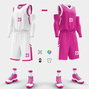 Uniforme de Baloncesto Reversible Personalizado para Jóvenes, Pantalones Cortos Deportivos Transpirables de Malla, Uniformes Reversibles Sublimados para Hombre - Product Image 2