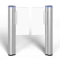 Puerta de torniquete Tengda Entrada de gimnasio Puerta oscilante de inducción automática Puerta de alta velocidad Sistema de control de acceso de aleación de aluminio de color personalizado