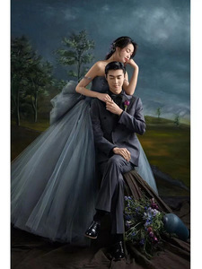 Nuevo Estilo Vestido de Noche con Top de Tubo y Falda de Pastel Esponjosa de Hada - Product Image 4