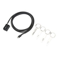 2 câbles audio auxiliaires 6000CD, kit adaptateur de prise audio auxiliaire avec outils de démontage, remplacement pour Ford F