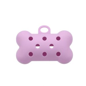 Separador de bolsas para excrementos de perro de silicona ecológico estilo lindo, dispensador de basura portátil para exteriores, accesorio para la gestión de desechos caninos - Product Image 5