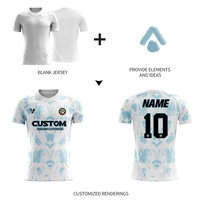 Camiseta de fútbol original de sublimación, camiseta de fútbol de manga corta transpirable personalizada, kits deportivos de entrenamiento para hombres, 2017