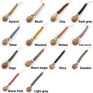 Porte-sucette en Silicone pour bébé, Attache-sucette à chaîne, bricolage - Product Image 3