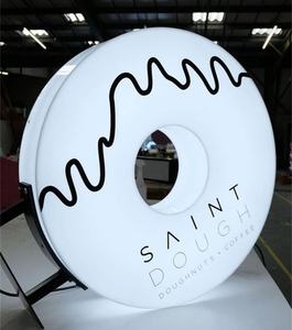 Ngoài trời dẫn ánh sáng Hộp Dấu hiệu quảng cáo ánh sáng Hộp cửa hàng dấu hiệu cho doanh nghiệp ngoài trời Vòng bảng quảng cáo - Product Image 4