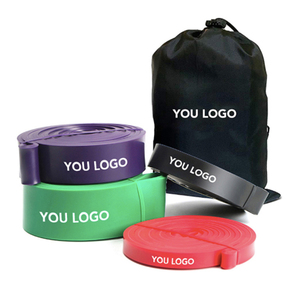 Bandes de Résistance en Latex Robustes pour Fitness et Musculation, avec Logo Personnalisé, pour Tractions et Entraînement en Salle de Sport - Product Image 2