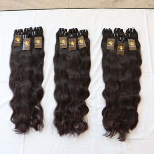 Mèches de cheveux 100% naturels à cuticules alignées, cheveux vierges à vague profonde, non traités, branches brutes, vente en gros, vendeurs de cheveux vierges - Product Image 2