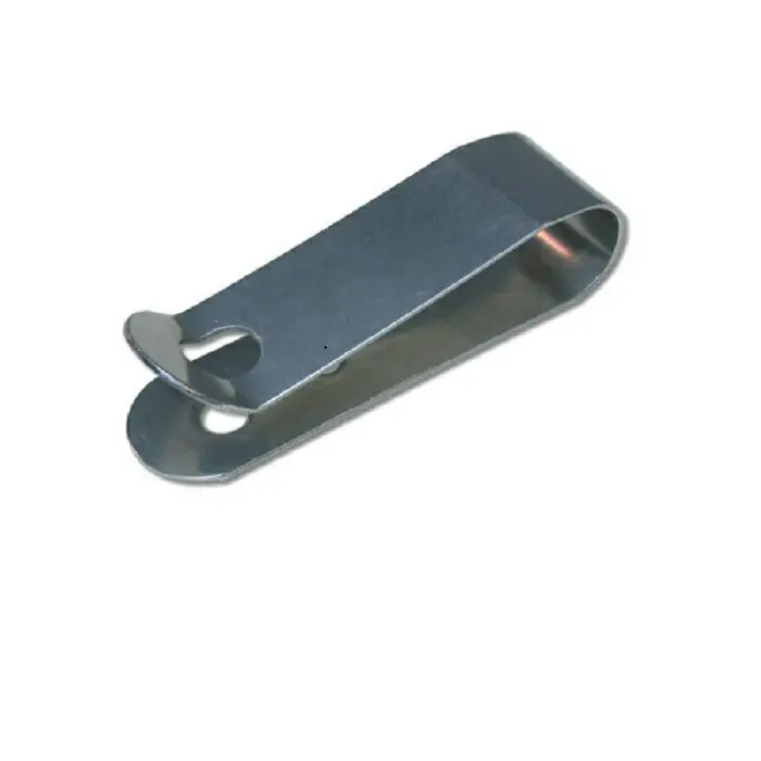 Kunden spezifische Großhandel Blech herstellung Edelstahl verschiedene Arten kleine Metall feder clip