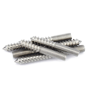 Tornillo de acero inoxidable 304 métrico doble para colgar en madera, perforador metálico de rosca <span class=keywords><strong>sin</strong></span> <span class=keywords><strong>fin</strong></span> para ojales de grado industrial - Product Image 6