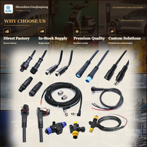 Connecteurs de câble M12 à 2, 3, 4, 5, 6, 7, 8, 9 broches, étanches IP68, mâle/femelle, pour scooter électrique et vélo électrique - Product Image 5