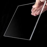 Plaque en plastique PMMA découpée sur mesure et feuille transparente fine pour éclairage LED, certifiée RoHS et REACH