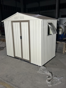 <span class=keywords><strong>Abri</strong></span> <span class=keywords><strong>de</strong></span> <span class=keywords><strong>jardin</strong></span> blanc 6FT X 4FT avec fenêtre et <span class=keywords><strong>porte</strong></span> <span class=keywords><strong>coulissante</strong></span>, fournisseur chinois d'abris métalliques pour outils, livraison gratuite - Product Image 6