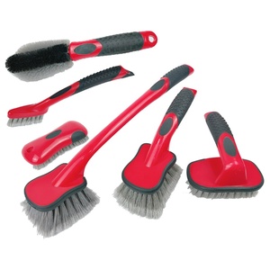 Juego de Cepillos para Cuidado del Automóvil <span class=keywords><strong>EcoClean</strong></span> con Mango Largo, Cepillo para Lavar Autos, Cepillo para Limpiar Ruedas de Autos - Product Image 1
