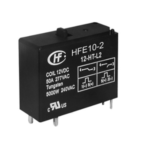 Оригинальное реле Hongfa HFE10-2/24-HT-L2 277VAC 24V DC 50A 4-контактное реле фиксации двойной катушки - Product Image 2