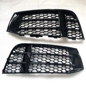 กระจังหน้าสีดำเงา ABS สำหรับ RS5 ปี 08-16 พร้อมกรอบไฟตัดหมอก ใช้ได้กับ 8T 0807681 สภาพใหม่  8T0807681 ไฟตัดหมอก RS5 - Product Image 1