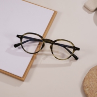 Venta al por Mayor de Monturas Ópticas de Acetato con Logotipo Personalizado, Gafas Redondas Estilo Panto, Fabricante Chino de Gafas de Alta Calidad con Filtro de Luz Azul