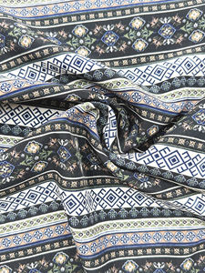 <span class=keywords><strong>Tela</strong></span> de <span class=keywords><strong>Rayón</strong></span> Voile 100% con Estampado Digital Resistente a las Arrugas para Camisas, Diseño Somalí Baati - Product Image 5