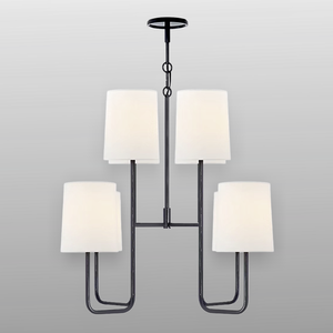 Lámpara Colgante LED de Dos Niveles, Diseño Moderno para Sala de Estar y Comedor, Estándar 110V - Product Image 2