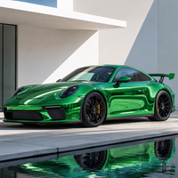 Film de protection de peinture TPU pour voiture, couleur chrome vert électro-plaqué miroir, 7,5 mil, marque FYL