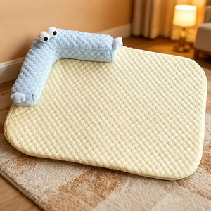 Dog Bed Mat Blanket Pet Summer Cooling Mat for Sofa Bedroom Indoor Dogs <b>Cats</b> Sleeping Removable Washable Cover Pet Cooling Mat - Product Image 5
