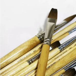 Forniture artistiche di vendita diretta <span class=keywords><strong>Set</strong></span> di <span class=keywords><strong>pennelli</strong></span> <span class=keywords><strong>per</strong></span> capelli donnola <span class=keywords><strong>pittura</strong></span> a <span class=keywords><strong>olio</strong></span> 6 pezzi/<span class=keywords><strong>set</strong></span> - Product Image 3