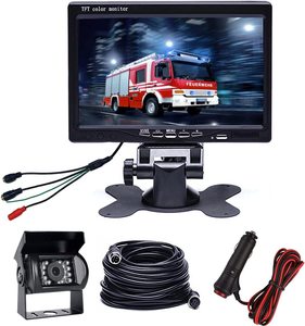 7 inch 12-24V <span class=keywords><strong>LCD</strong></span> kỹ thuật số auto-dim chức năng xe Monitor sao lưu hệ thống camera cho xe tải xe buýt Trailer - Product Image 1