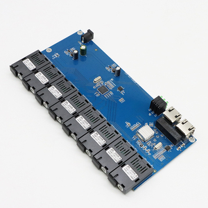 Switch POE Gigabit a 8 Porte Modalità Singola 10/100/1000M Apparecchiatura Ethernet in Fibra Ottica 2 RJ45 2 SC Scheda PCBA in Fibra Convertitore di Media - Product Image 1