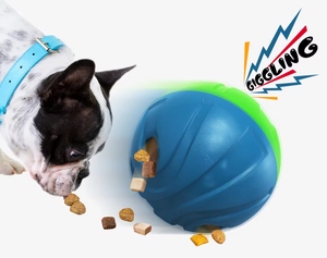 Dispenser cibo interattivo per animali domestici Slow <span class=keywords><strong>Treat</strong></span> nuovo design di educazione vocale slow leak <span class=keywords><strong>dog</strong></span> <span class=keywords><strong>toy</strong></span> ball ball - Product Image 1