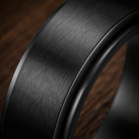 Bague rotative anti-stress JLM Premium pour hommes et femmes, idéale pour les fiançailles, les mariages, bijoux minimalistes pour soulager le stress