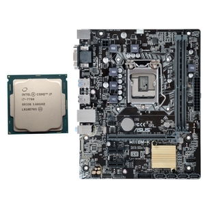 Carte mère ASUS H110M-F/<span class=keywords><strong>K</strong></span> à prix abordable avec kit CPU compatible Intel Core I3-6100 I5-6500 I5-7500 I7-<span class=keywords><strong>7700</strong></span>, prise en charge des processeurs 1151 broches 6e/7e génération - Product Image 3