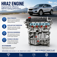 Moteur HRA2 HRA2DDT 1.2L Turbo essence 85kW 116HP 190Nm 10102-4ED0C compatible avec Qashqai Pulsar Captur OEM Garantie 12 mois