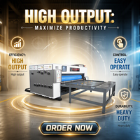 Nouvelle machine semi-automatique de découpe rotative et d'impression 2026 / Machine de découpe rotative pour boîtes à pizza