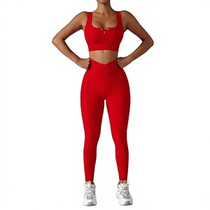 High Waist <b>Yoga</b> Leggings Full Length Solid Color Spandex Polyester Four-Way Stretch Breathable Quick-Dry <b>Plus</b> <b>Size</b> <b>Pants</b> Low MOQ - Product Image 5